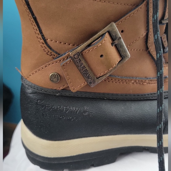 Bearpaw Womens Nelly Waterproof Boot Hickory Size 6 - Picture 6 of 7